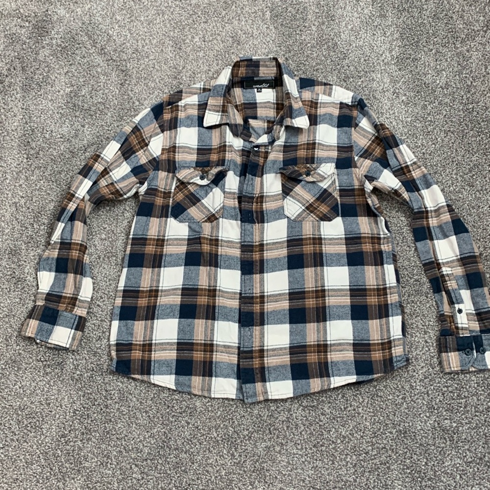 Coastal XL Flannel Shirt